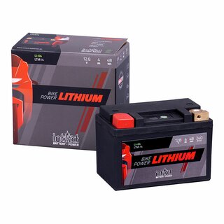 INTACT Bike-Power LI-04 / LTM14 12V 4Ah LiFePO4  Motorrad Starterbatterie