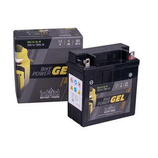 INTACT Bike-Power Gel 12-5L-B / 50512 12V 5Ah GEL Motorrad Starterbatterie